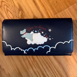 NWOT Radley London leather terrier flapover wallet